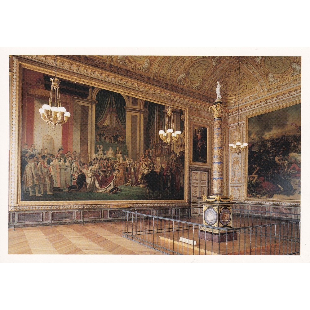Versailles Salle du Sacre Postcard France Unposted Vintage Baroque Travel